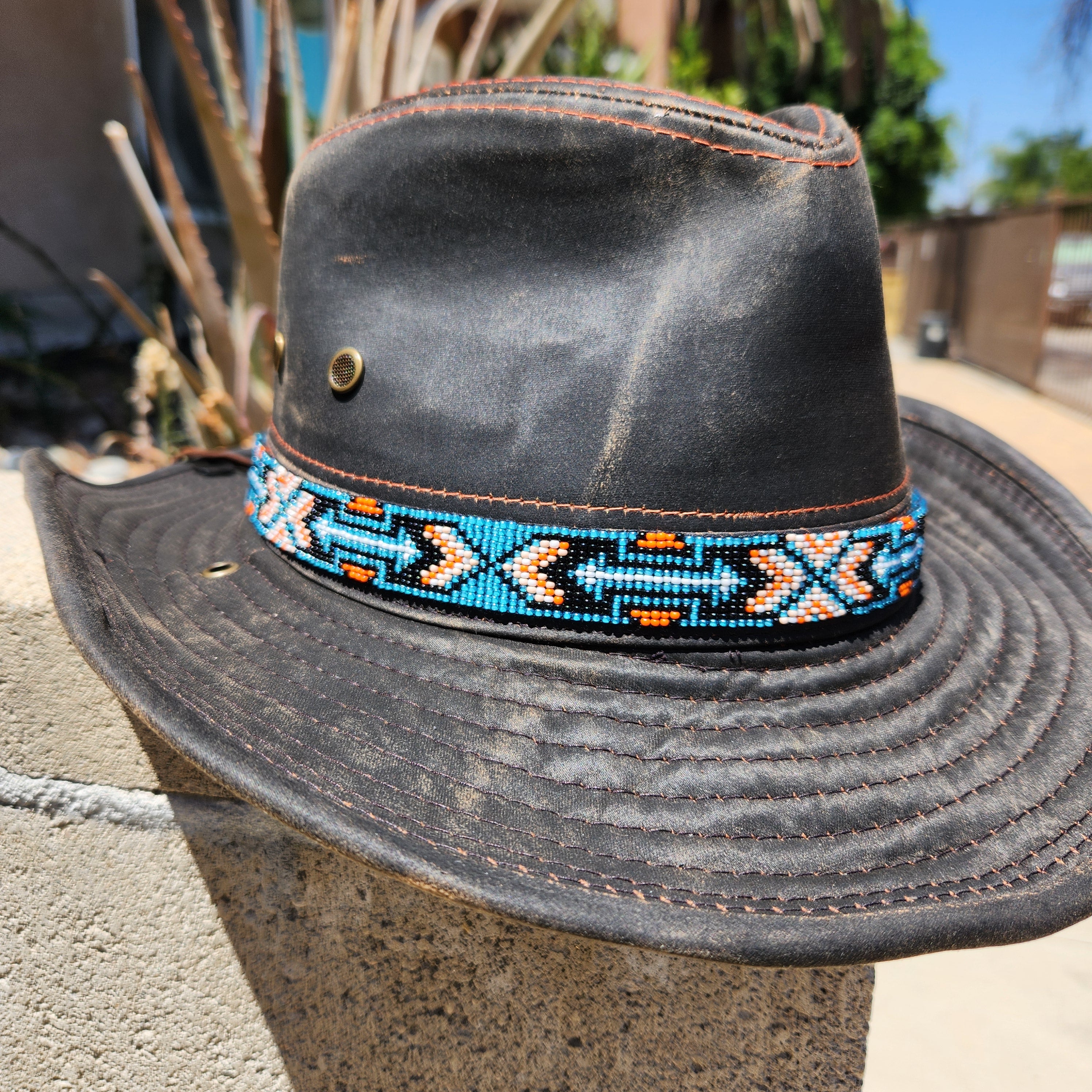 Official Breezee Weathered Work Hat - Western Blue