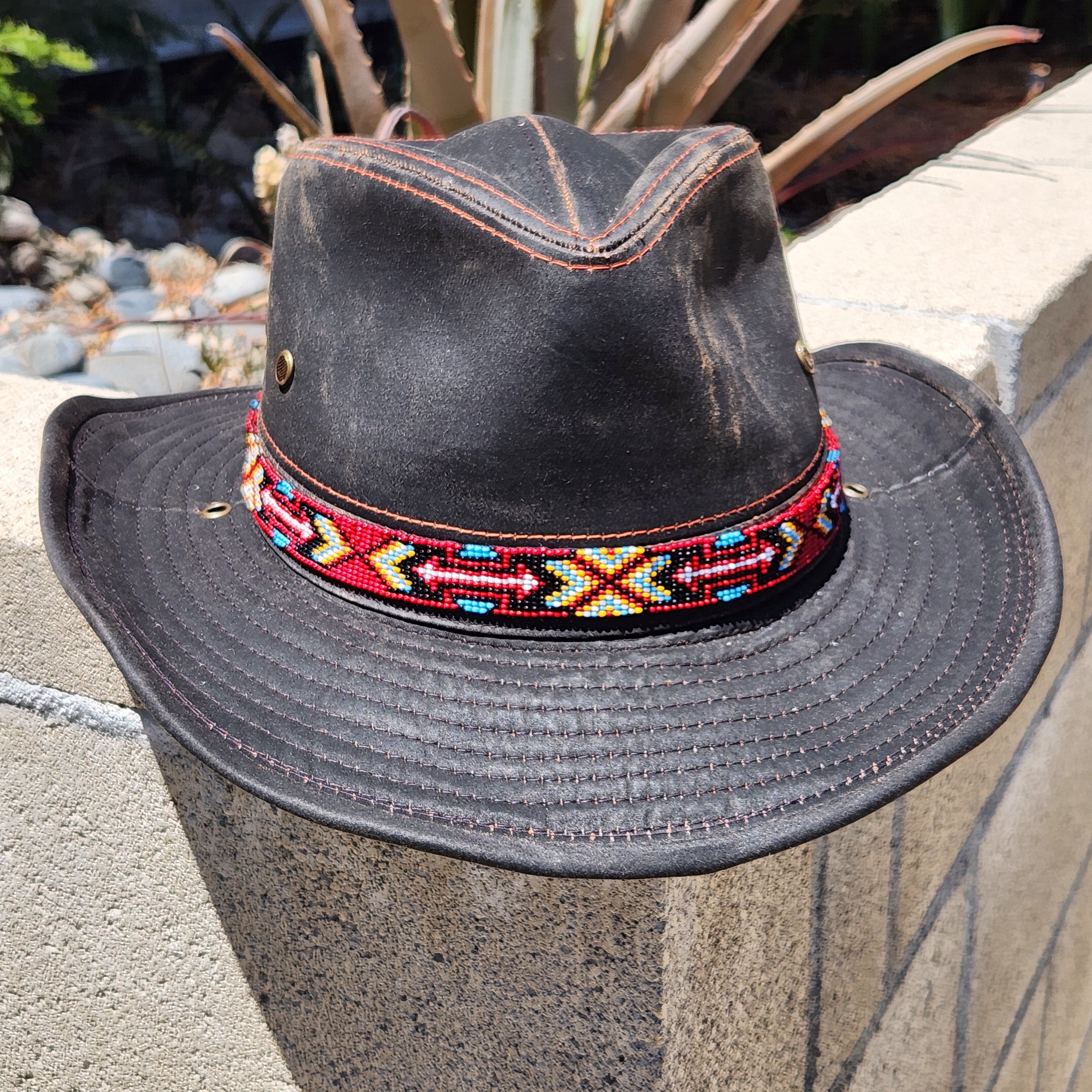 Official Breezee Weathered Work Hat - Western Red