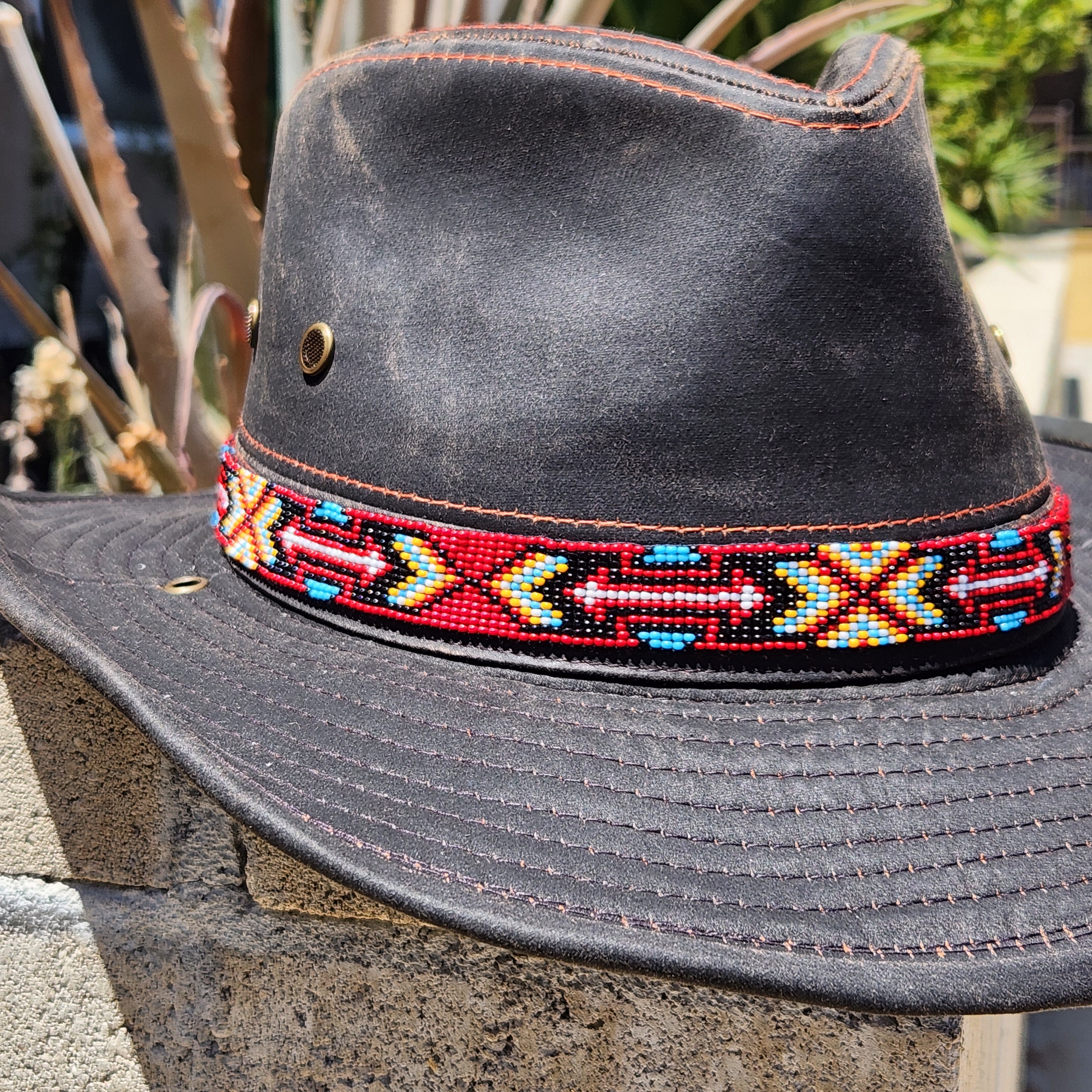 Official Breezee Weathered Work Hat - Western Red